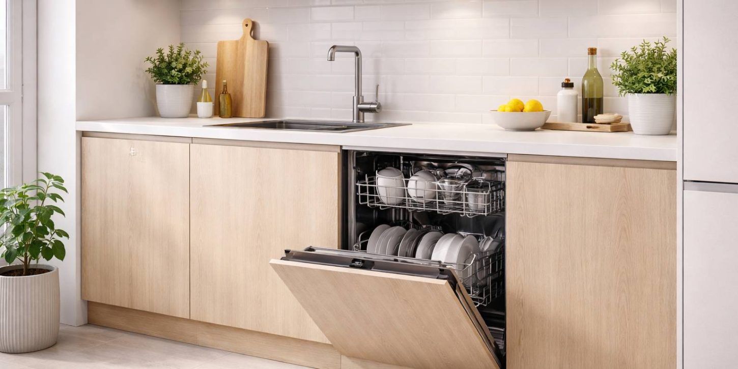 Las 7 mejores marcas de lavavajillas integrables para cocinas pequeñas