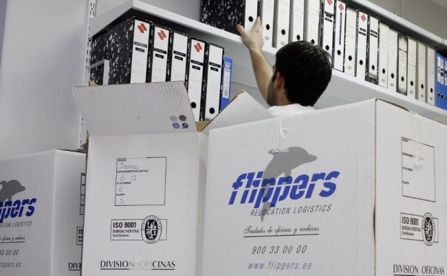 mudanza oficina Flippers