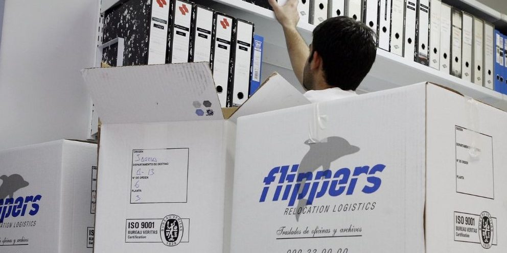 mudanza oficina Flippers